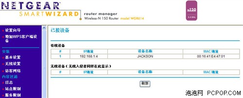 十年经典传承 网件V10版本WGR614深测 