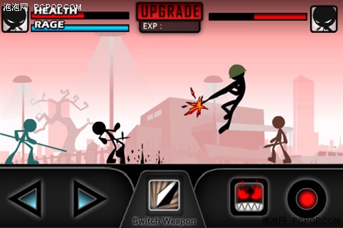 火柴人造型动作游戏:iKongfu master!_手机软件应用-泡泡网