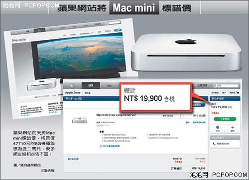 苹果错价出售Mac mini：不及原价一半 