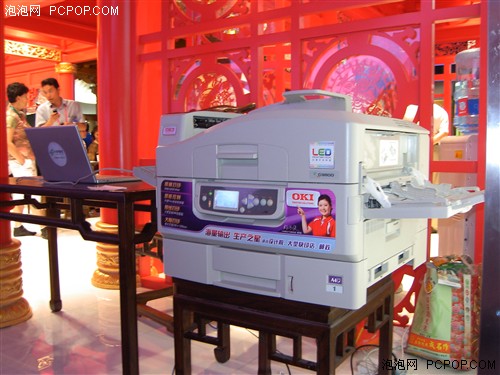 OKI世博会中国元素 LED打印低碳科技 