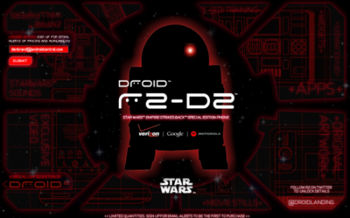 提前亮相 MOTO Droid 2推出R2D2限量版  