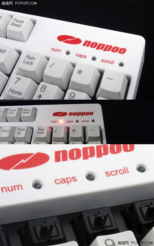 Noppoo Choc 白巧克力黑轴无冲突机械键盘上市 