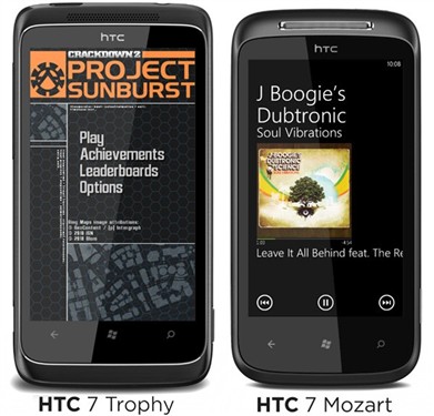 HTC 7 Mozart7 TrophyWP7 