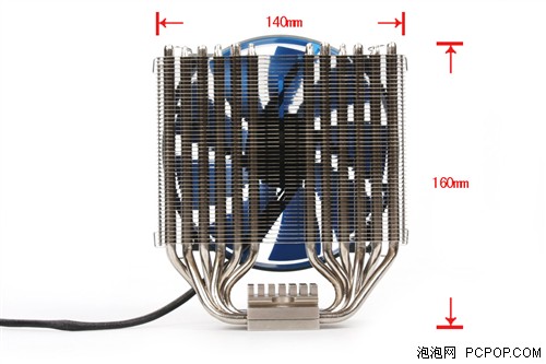 全新结构提升明显 冰阵600散热器测试 