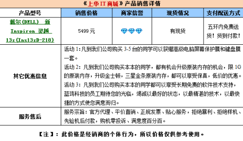 13吋主流机热销 戴尔新灵越13z售5499 