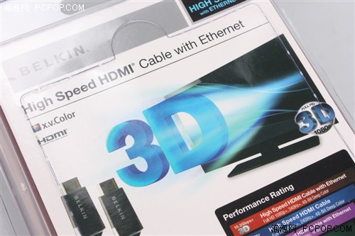 贝尔金3D HDMI线缆 