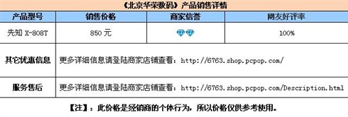 精准全频语音预警 先知X-808T仅售850 