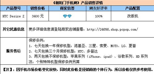 全新HTC Sence UI HTC Desire Z热销 