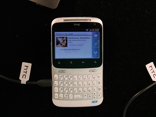 MWC2011:HTC ChaCha/Salsa现场真机图 