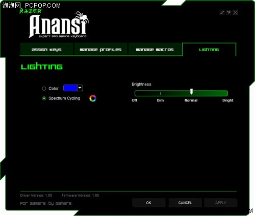 Razer安纳西梵蛛键盘评测 