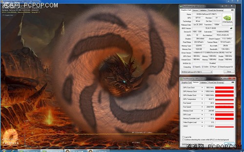 烤卡必备!网友新旧版Furmark对比测试_铭瑄显