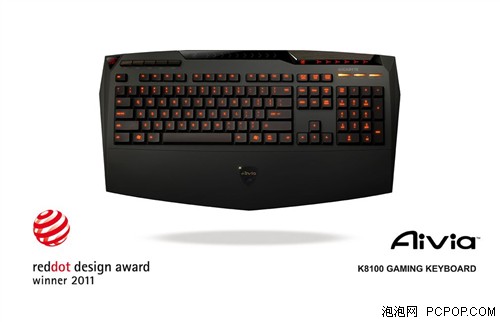 技嘉K8100键盘获2011德国红点设计奖  