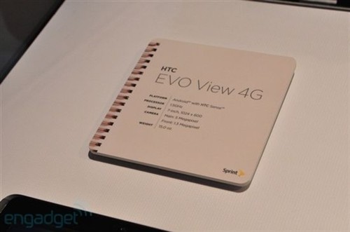 4G版HTC Flyer：EVO View 4G动手玩 