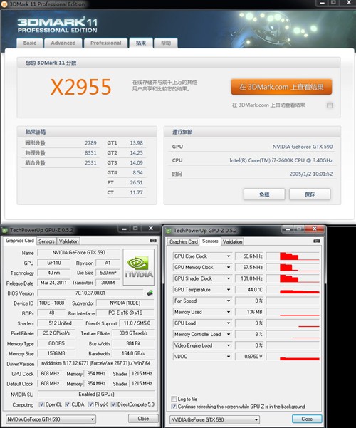 编辑疯了!GTX590双卡四核SLI彪分畅玩 