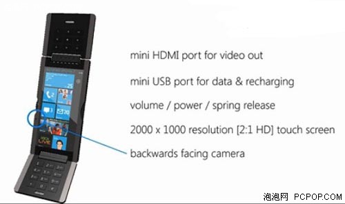 三款翻盖WP7概念机曝光[视频] 