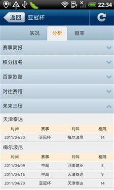 3G门户Go比分1.0版 体育数据一网打尽 