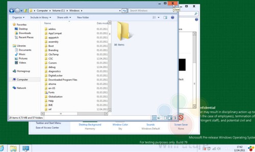 Windows 8 M3 Build7955运行视频出现 