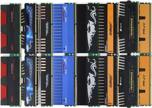 主流8GB(4GBx2)DDR3内存套装横向测试 