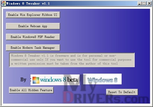 隐藏功能一键开启！首款Win8工具面世 