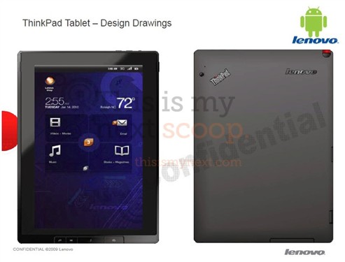 联想Android3.0双核Thinkpad平板曝光 