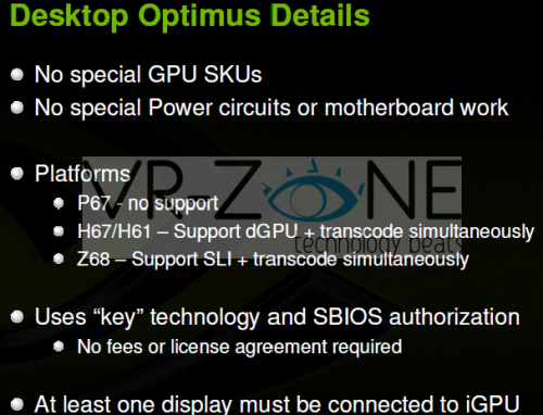 NVIDIA将在COMPUTEX推出桌面Optimus 