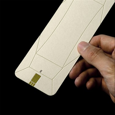 史上最薄的纸折电话：OrigamiHandset 