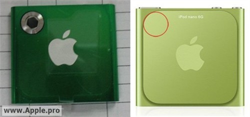 2012款iPod曝光? 网上惊现nano 7谍照 