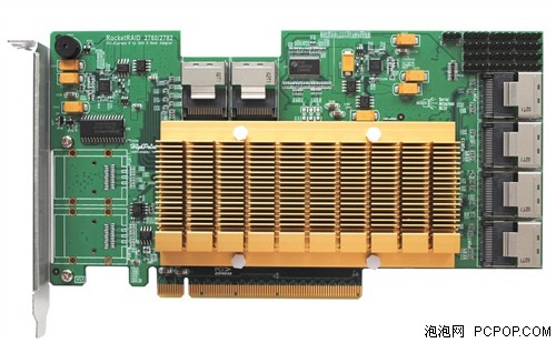 PCI-E x16接口 HighPoint新款RAID卡 