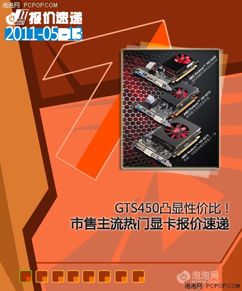 GTS450凸显性价比！主流热门显卡报价 