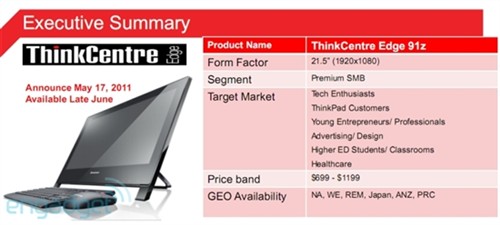 4550起售! ThinkCentre E91z配置曝光 