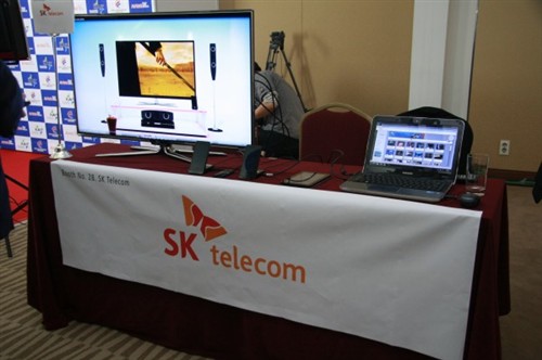WIS2011:SK用Galaxy Tap确认HDTV电影 