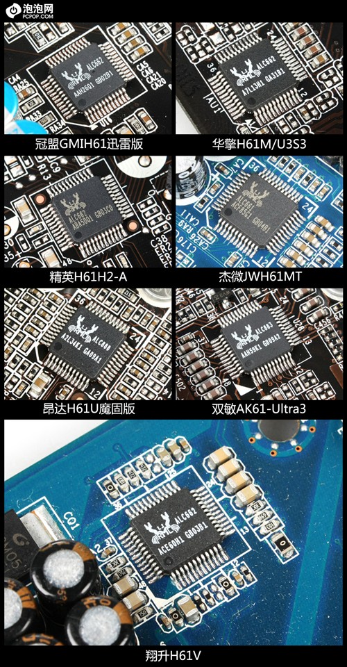 从细节看差异 七款实用级H61主板横评 