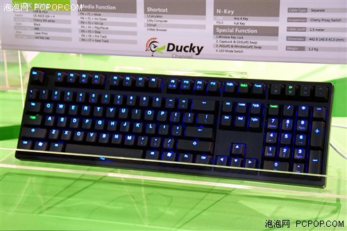 机械键盘仍火爆 DUCKY新品亮相电脑展 