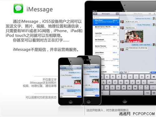 iOS5内置iMessage 冲击运营商短信业务 