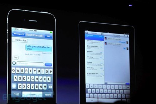 iOS5内置iMessage 冲击运营商短信业务 