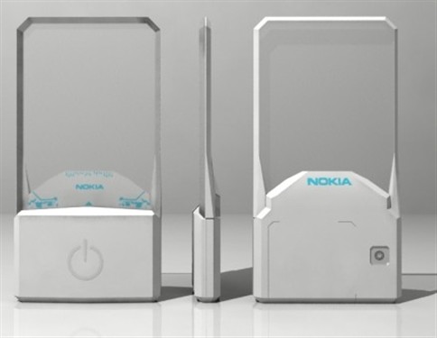 透明触屏设计诺基亚全新概念手机曝光_诺基亚
