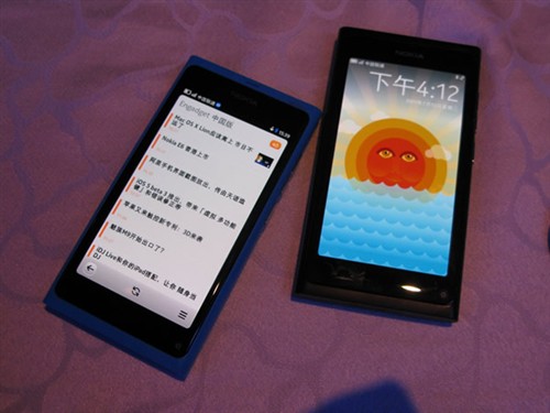诺基亚N9中国亮相 海量图片让您看个够