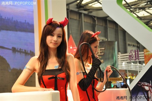 美女如云！影驰SHOWGIRL亮相CHINAJOY 