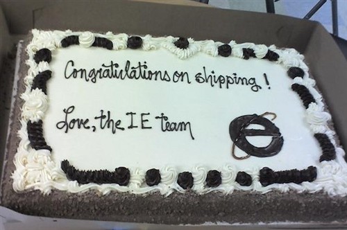 越来越小！微软IE团队送FF的那些蛋糕 