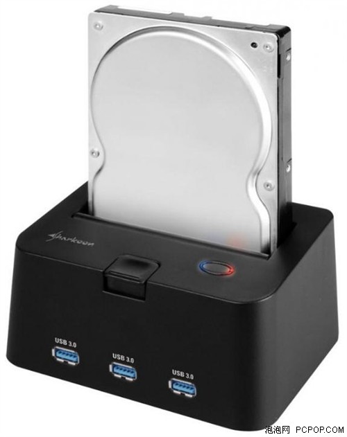 HUB+硬盘盒 高速USB3.0硬盘底座发布 _机箱