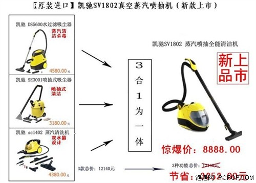 家用全能型 凯驰清洗机SV1802优惠中 