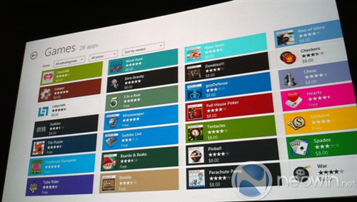 Windows 8的Windows Store 