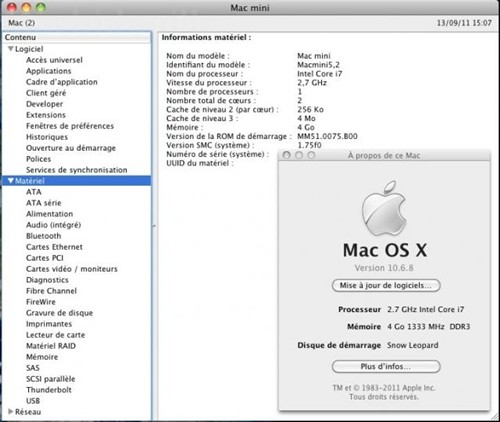 新款Mac mini将可以运行雪豹10.6系统 