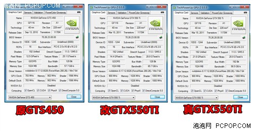 奸商勿看，GTS450变身GTX550TI 