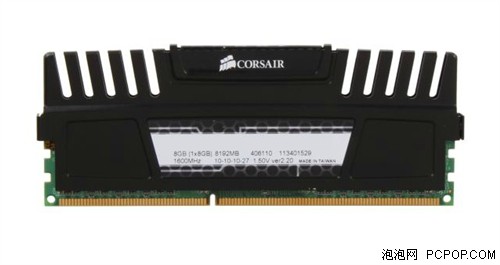 单条8GB也能超频 海盗船新款DDR3内存 