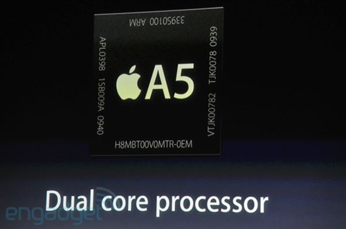 iPhone4S揭开神秘面纱 搭载A5双核CPU 