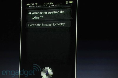 功能升级 iPhone4s搭载Siri声控功能 