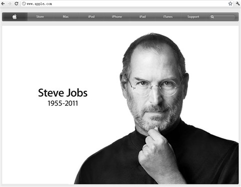 乔布斯辞世 Google首页挂出纪念连接 