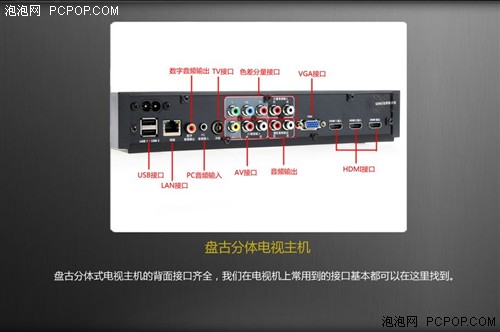 家庭多媒体娱乐 盘古分体式电视评测 