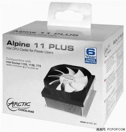 回归传统结构 Alpine 11 Plus散热器  